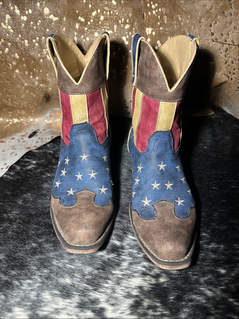 Roper patriot boots Size 8